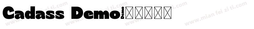 Cadass Demo字体转换